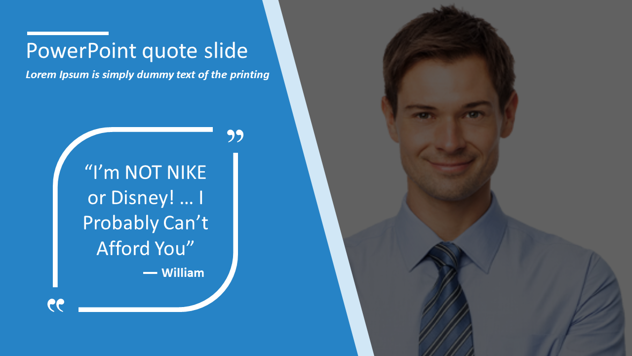 Free - Download our Editable PowerPoint Quote Slide Templates